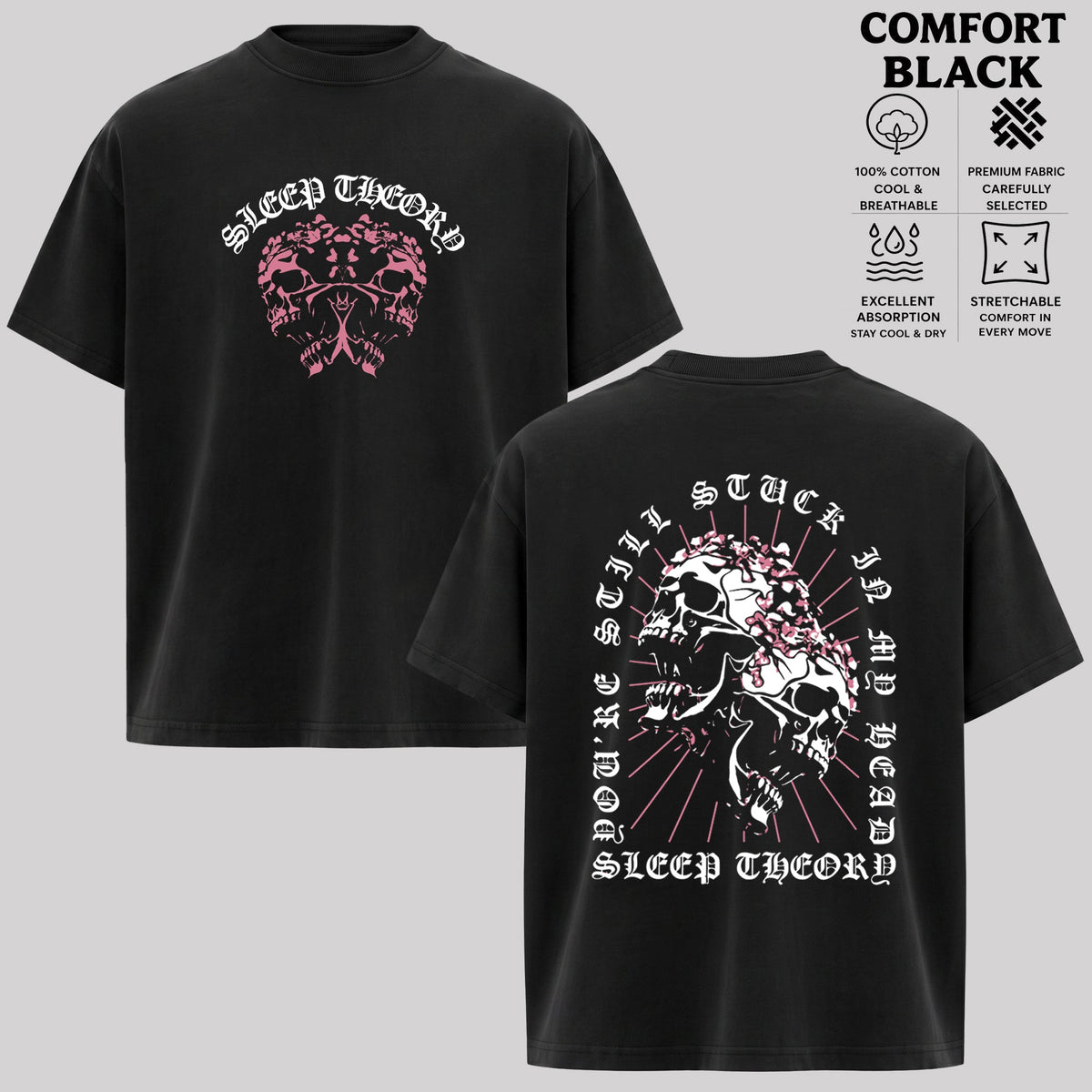 Vintage Sleep Theory Skulls T-shirt & Hoodie