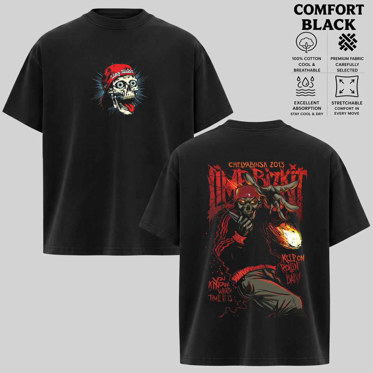 Retro Limp Rock Band Bizkit Music Men's T Shirt & Hoodie