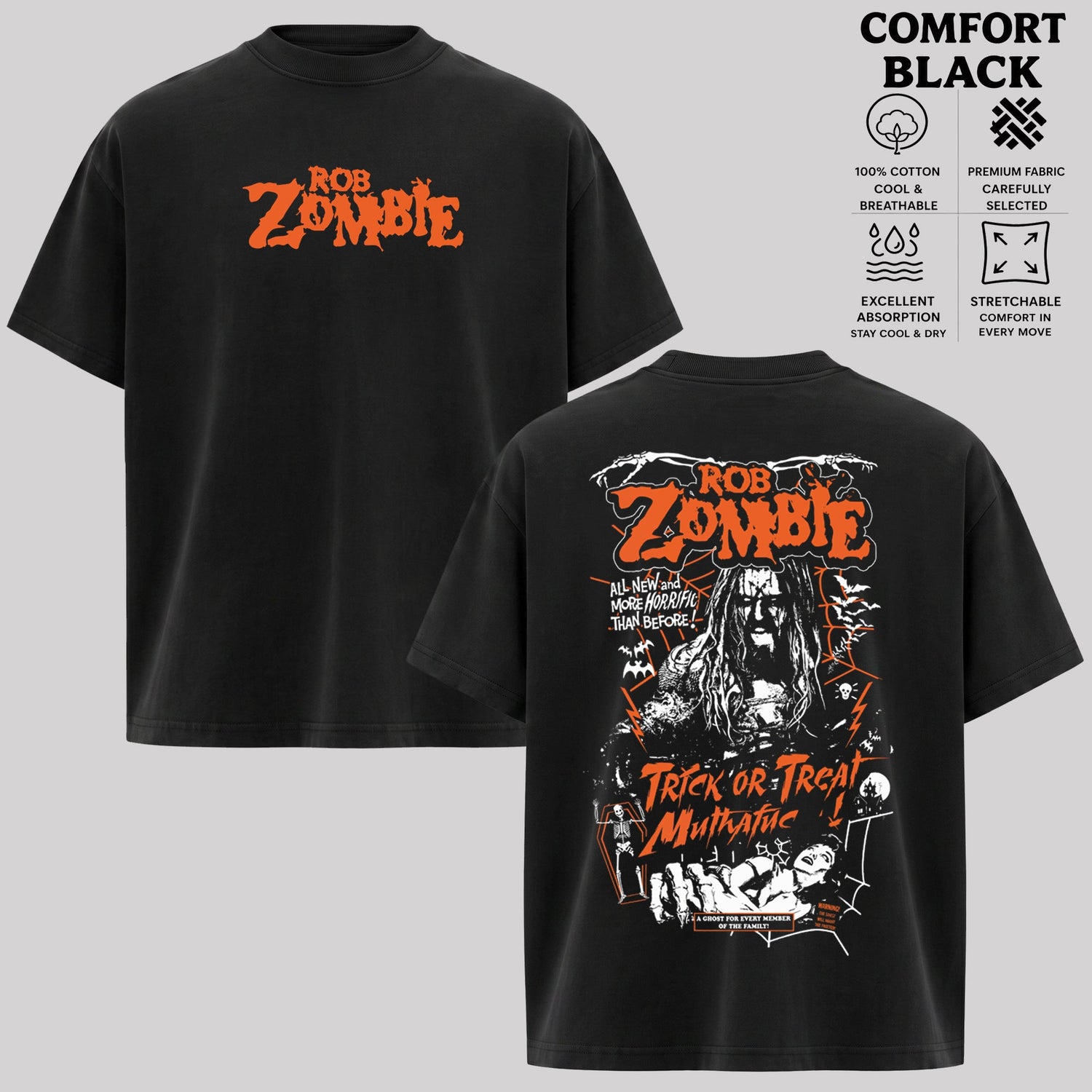 Vintage Rob Zombie Trick or Treat MFers T-Shirt & Hoodie