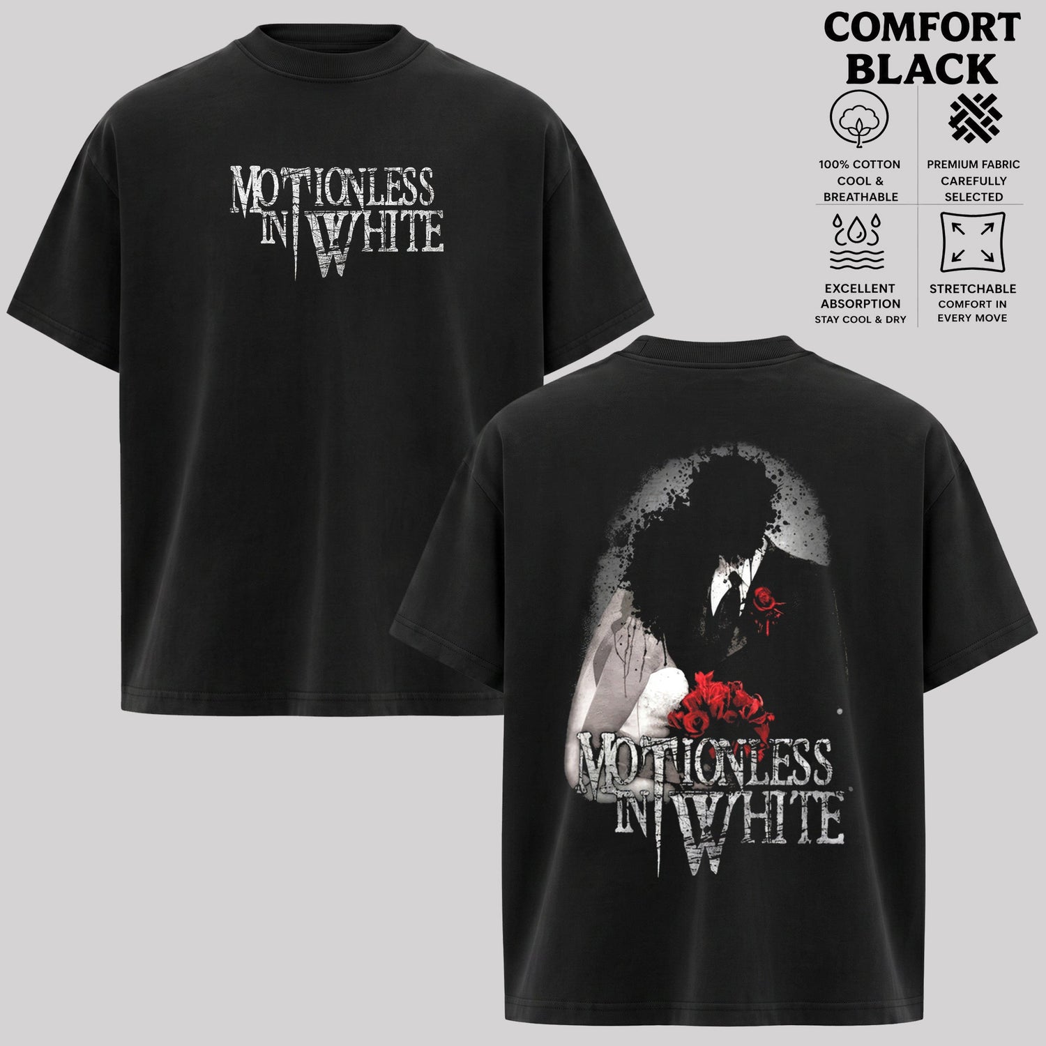Motionless In White Gothic Wedding T-Shirt & Hoodie