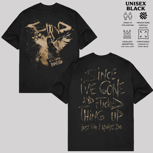 Retro Staind Band Angel Wings 2 side T-shirt & Hoodie