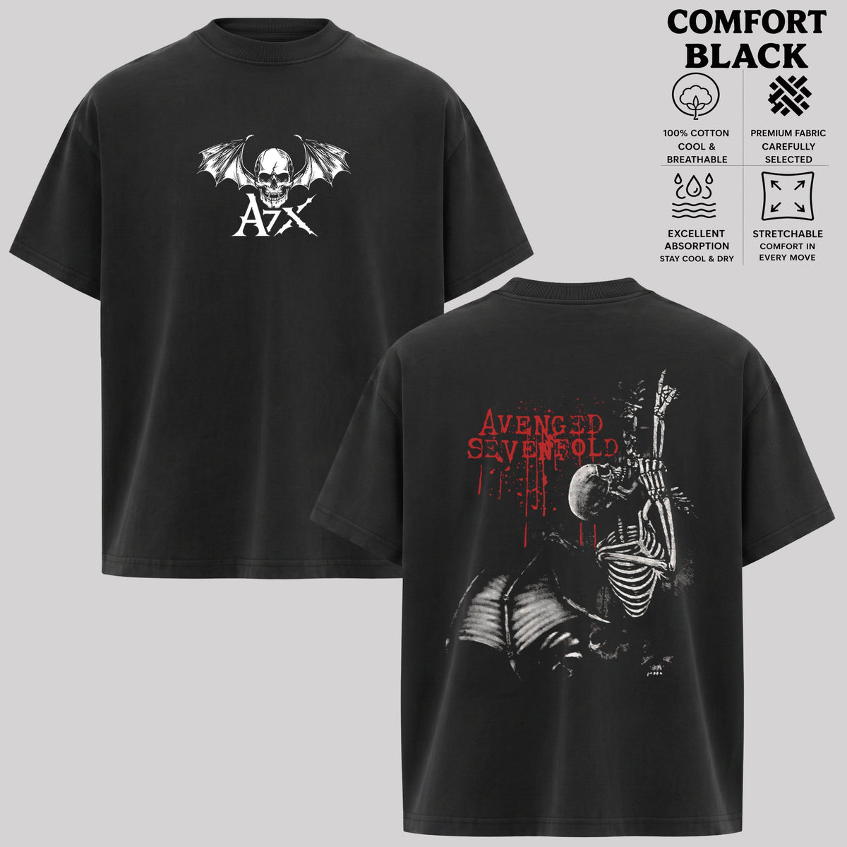 Avenged Sevenfold Spine Climber T Shirt & Hoodie
