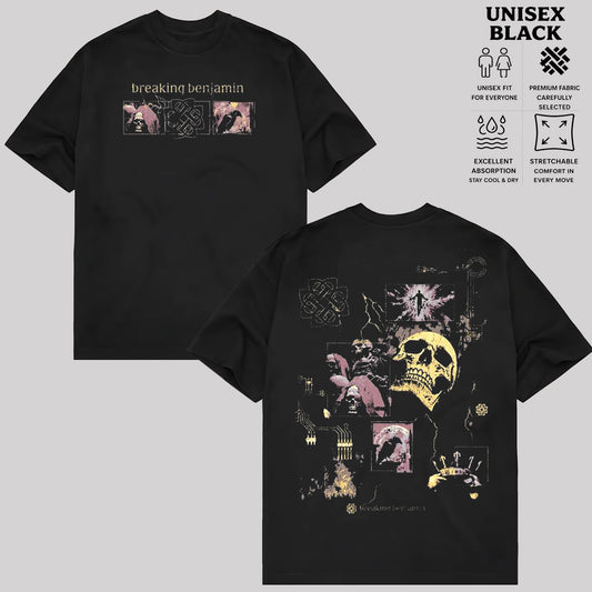 Breaking Benjamin Skull Collage T-Shirt & Hoodie