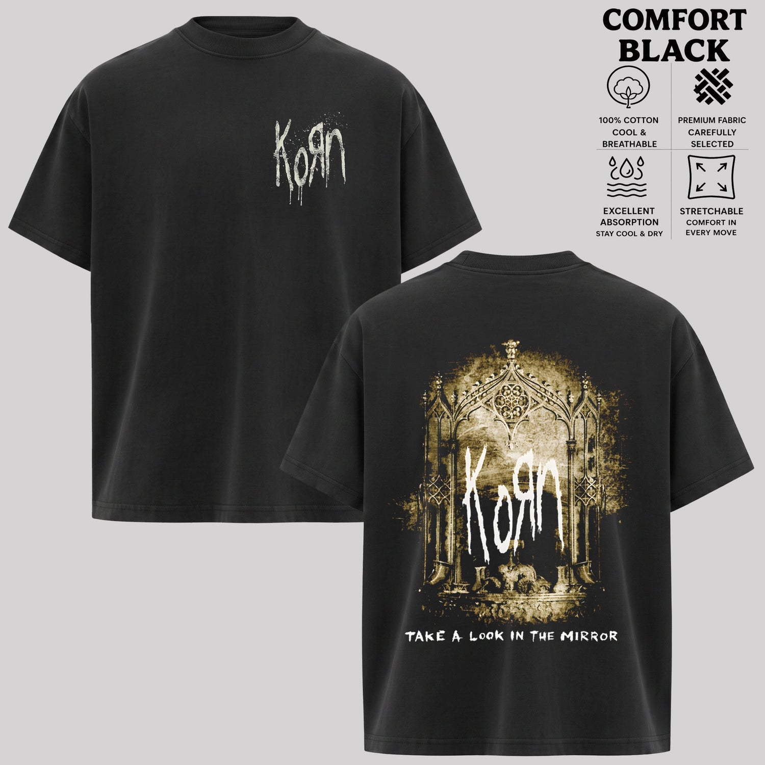 Vintage Korn Take a Look in the Mirror T Shirt & Hoodie