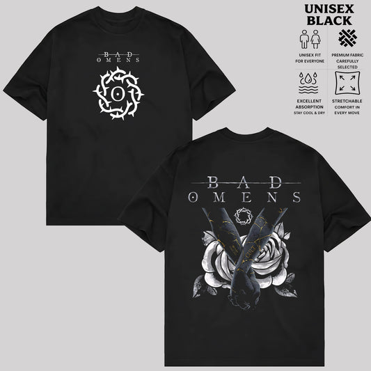Retro Bad Omens Merch Bad Omens American Metalcore Band T Shirt & Hoodie