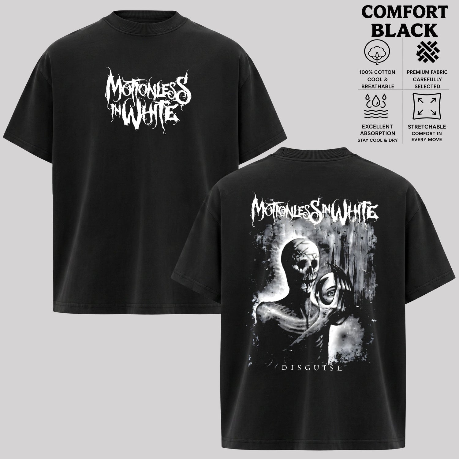 Retro Motionless In White Disguise Album T-shirt , MIW T-Shirt & Hoodie.