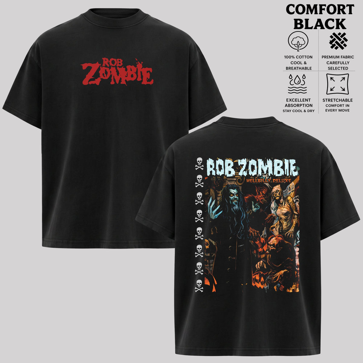 Vintage Rob Zombie Hellbilly Deluxe T-Shirt & Hoodie