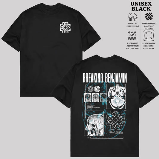 Vintage Breaking Benjamin X-Ray Collage T-Shirt & Hoodie