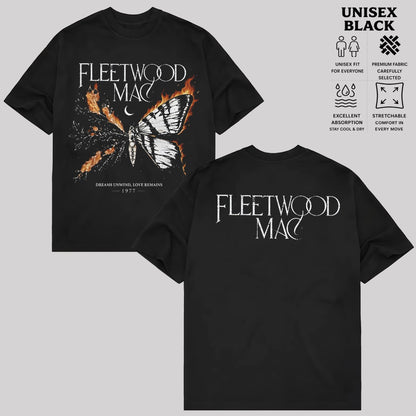 Fleetwood Mac Shirt, Vintage Rock Music T-Shirt & Hoodie, Retro Graphic Tee