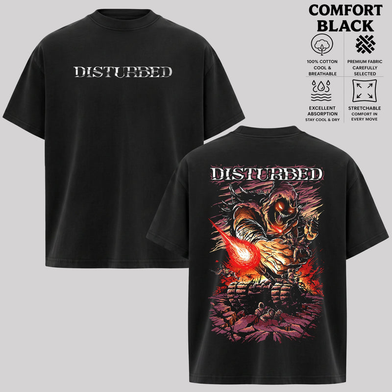Disturbed Shirt, Vintage Rock Music T-Shirt & Hoodie, Retro Graphic Tee & Hoodie