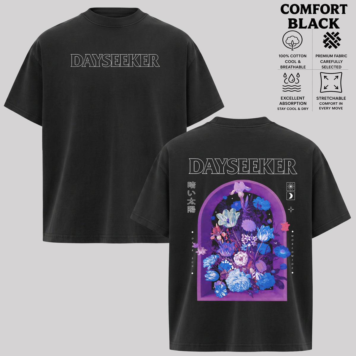 Dayseeker Dark Sun Album Graphic T-Shirt & Hoodie