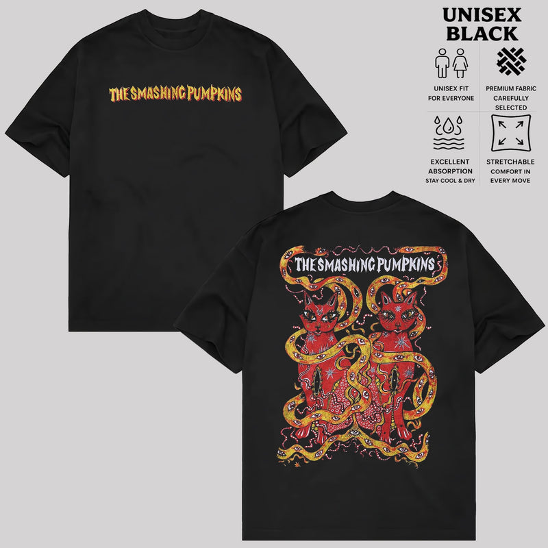 The Smashing Pumpkins Red Cat Graphic T-shirt & Hoodie