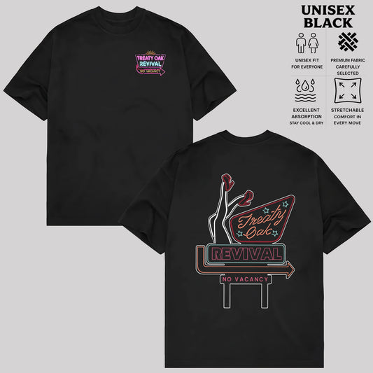 ReTro Treaty Oak Revival Band No Vacancy Double Sided T-Shirt & Hoodie