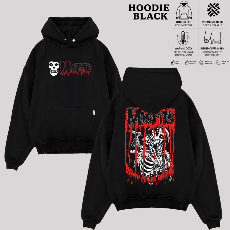 Vintage Misfits Band Shirt & Hoodie, Punk Rock Graphic Tee