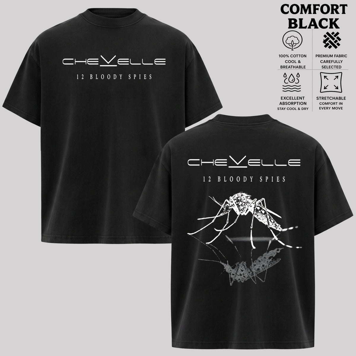 Chevelle 12 Bloody Spies T-Shirt & Hoodie