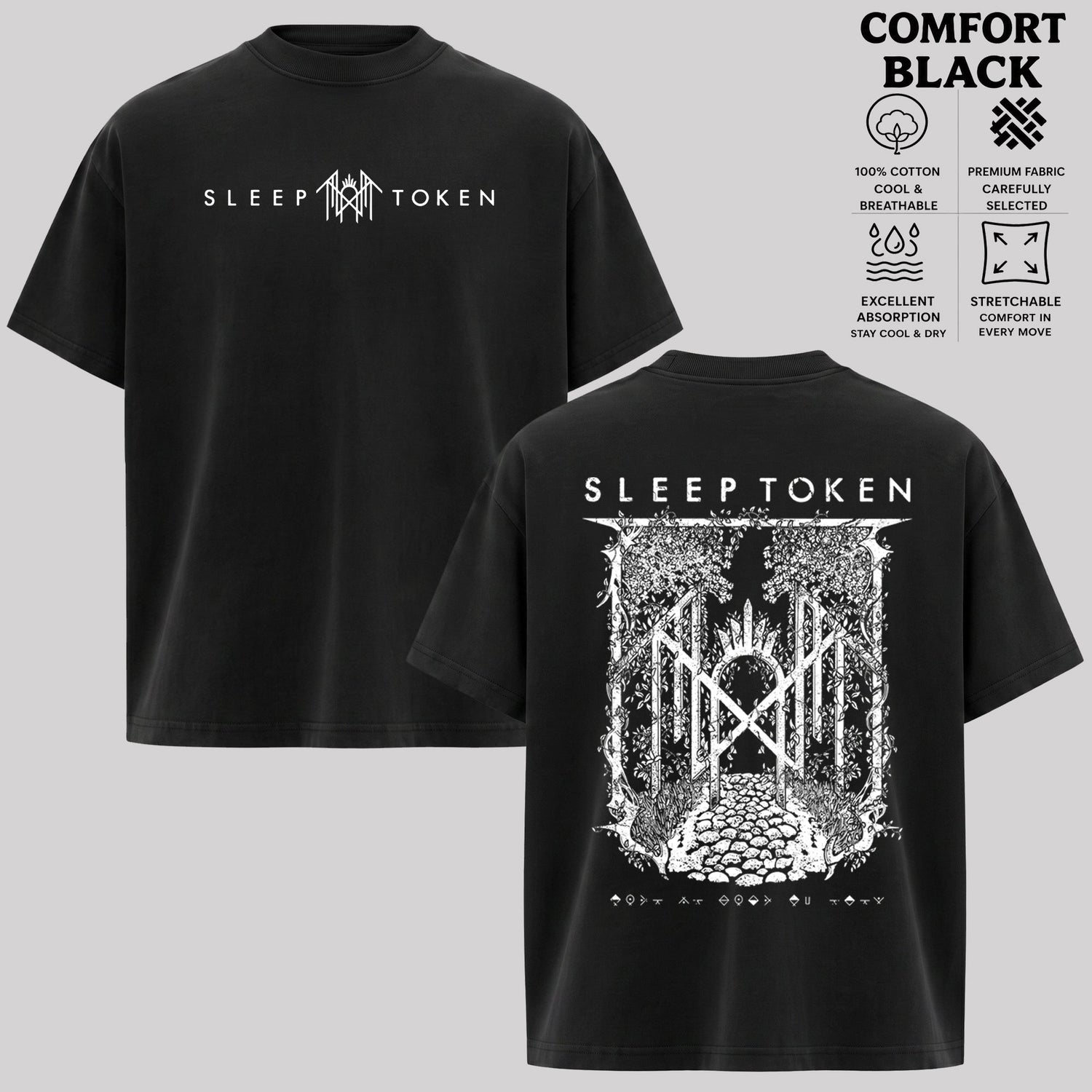 Sleep Token Forest Sigil Graphic T-Shirt & Hoodie