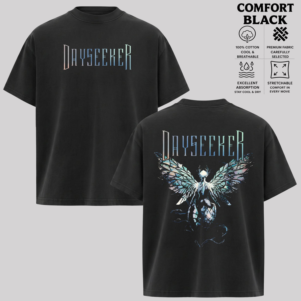 Dayseeker Angel Wings Graphic T-Shirt & Hoodie