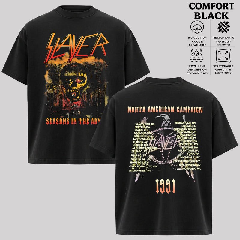 Slayer North American Campaign 1991 Shirt & Hoodie