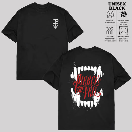 Pierce the Veil Vampire Fangs Graphic T-Shirt & Hoodie