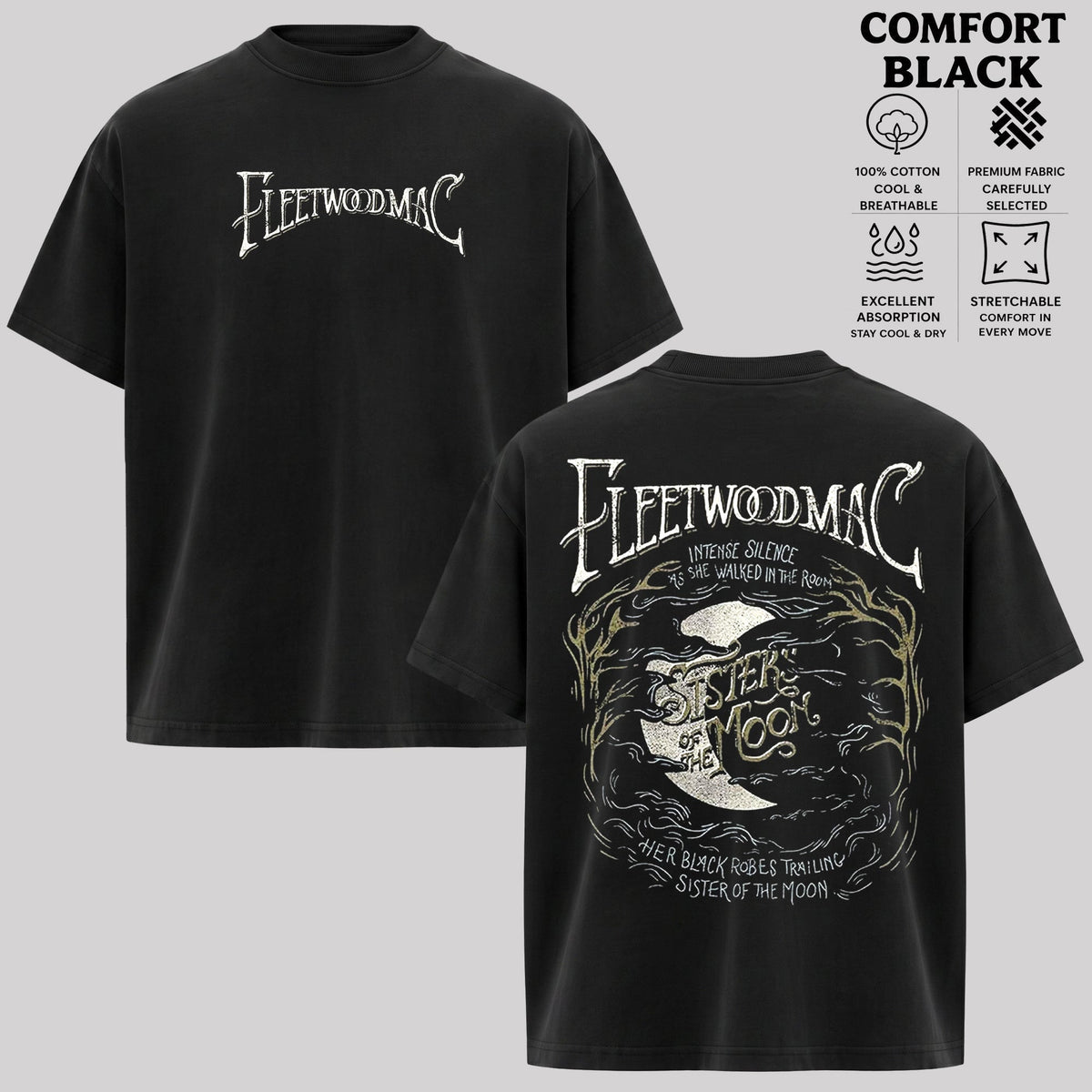 Fleetwood Mac Shirt, Vintage Rock Music T-Shirt & Hoodie, Retro Graphic Tee
