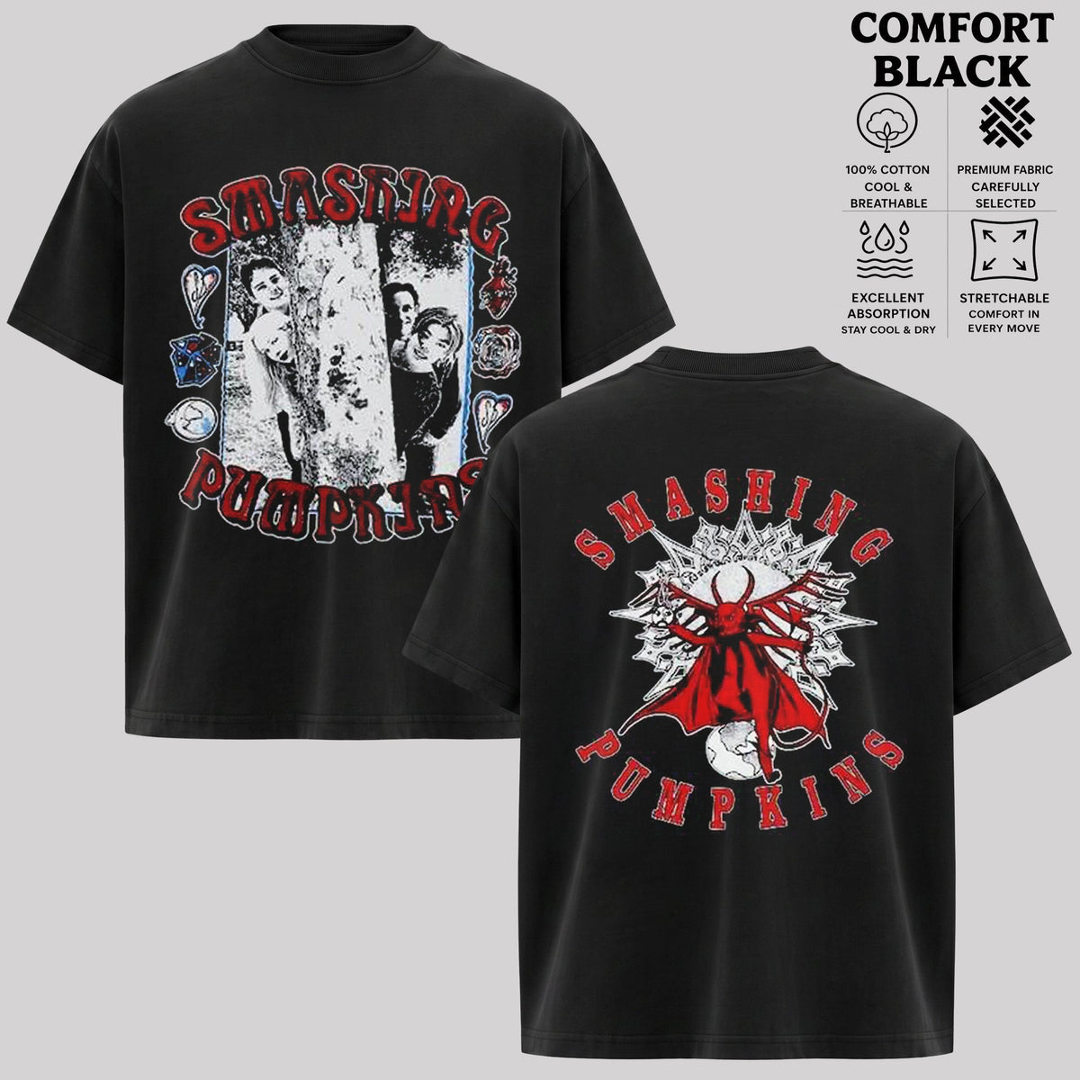 The Smashing Pumpkins Vintage Red Bug T-Shirt & Hoodie