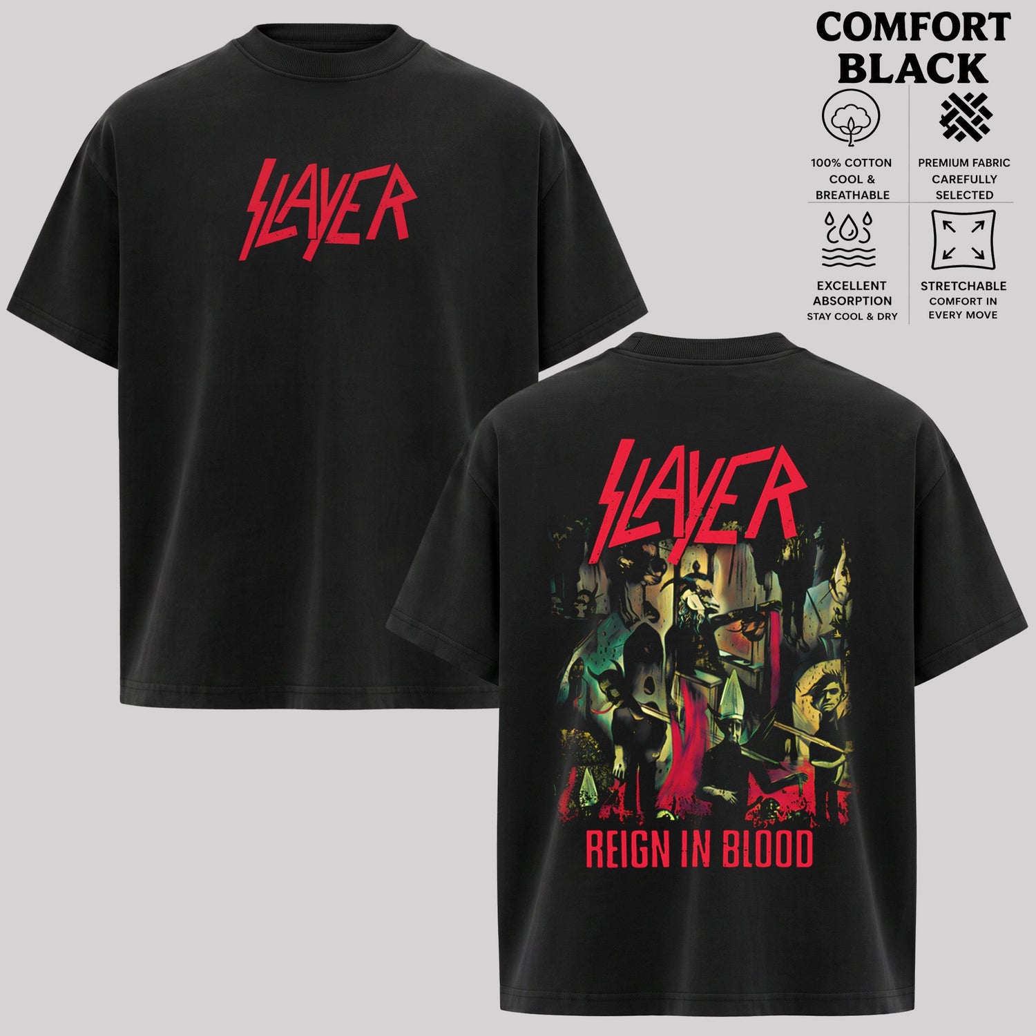 Slayer Reign in Blood Album Shirt & Hoodie
