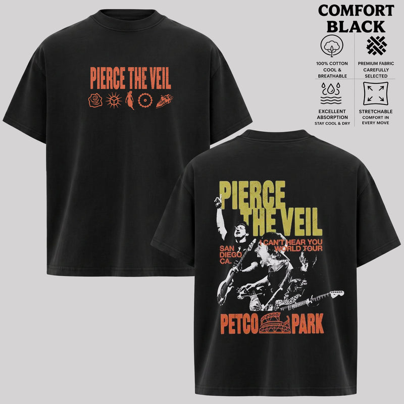 Pierce the Veil Petco Park Concert Poster Graphic T-Shirt & Hoodie