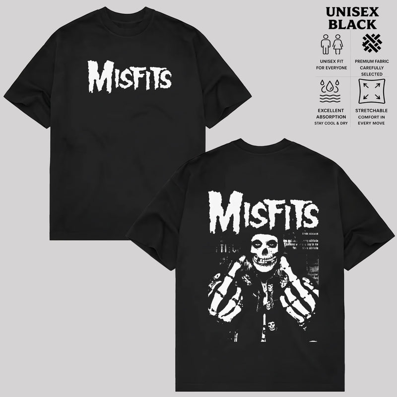 Vintage Misfits Band Shirt & Hoodie, Punk Rock Graphic Tee