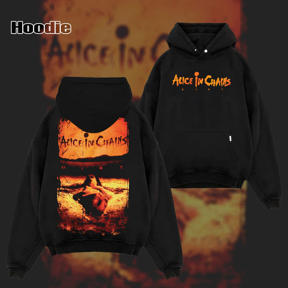 Retro Alice in Chains Dirt Album Cover T-Shirt & Hoodie