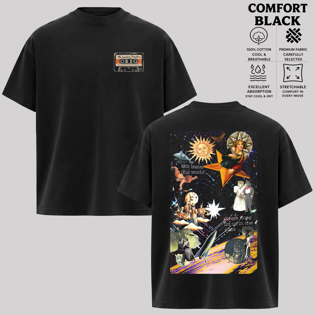 The Smashing Pumpkins Cosmic Collage T-Shirt & Hoodie