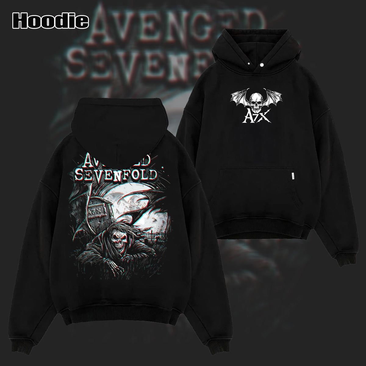 Avenged Sevenfold The Nightmare Is Red Tour  T-shirt & Hoodie