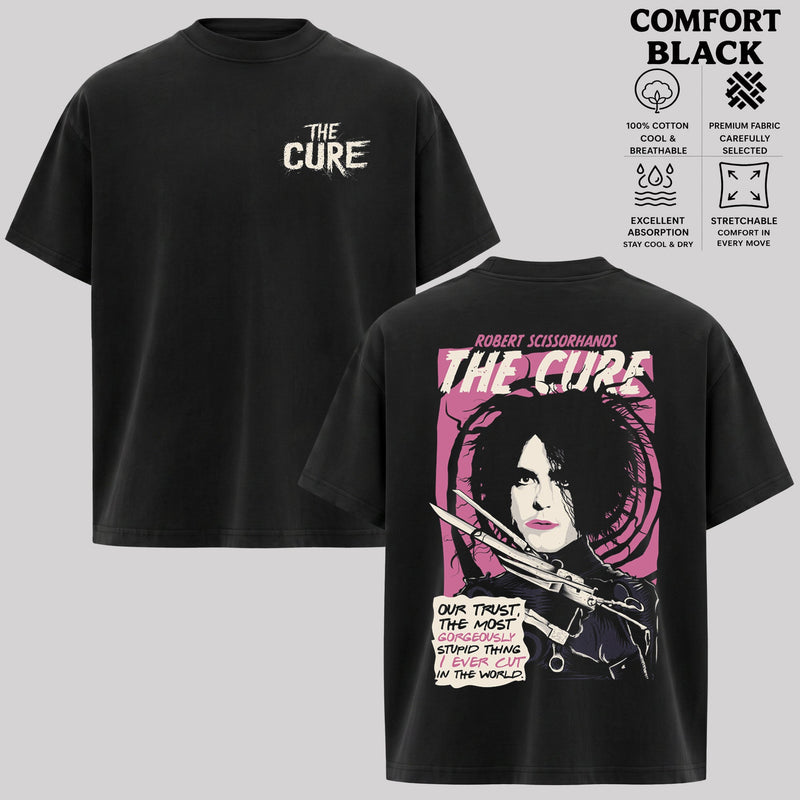 Vintage The Cure Shirt, Alternative Rock Tee