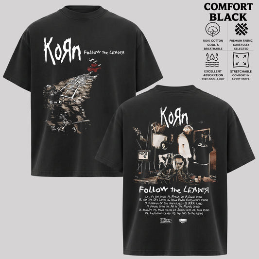 Vintage Korn Follow The Leader Band Shirt & Hoodie