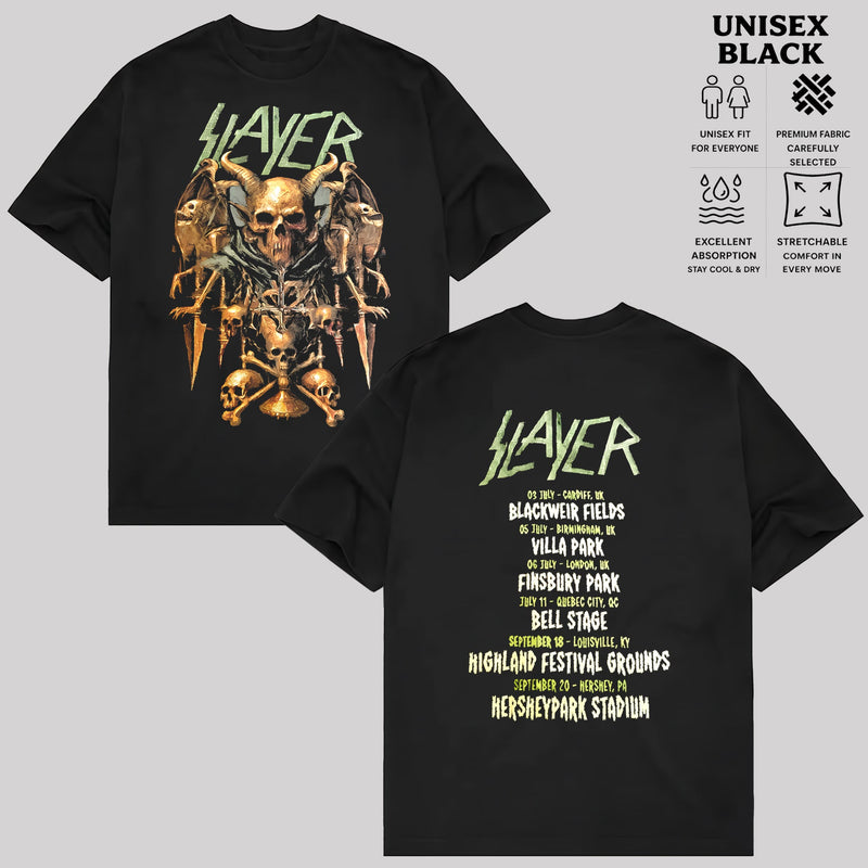 Slayer skull graphic shirt & Hoodie