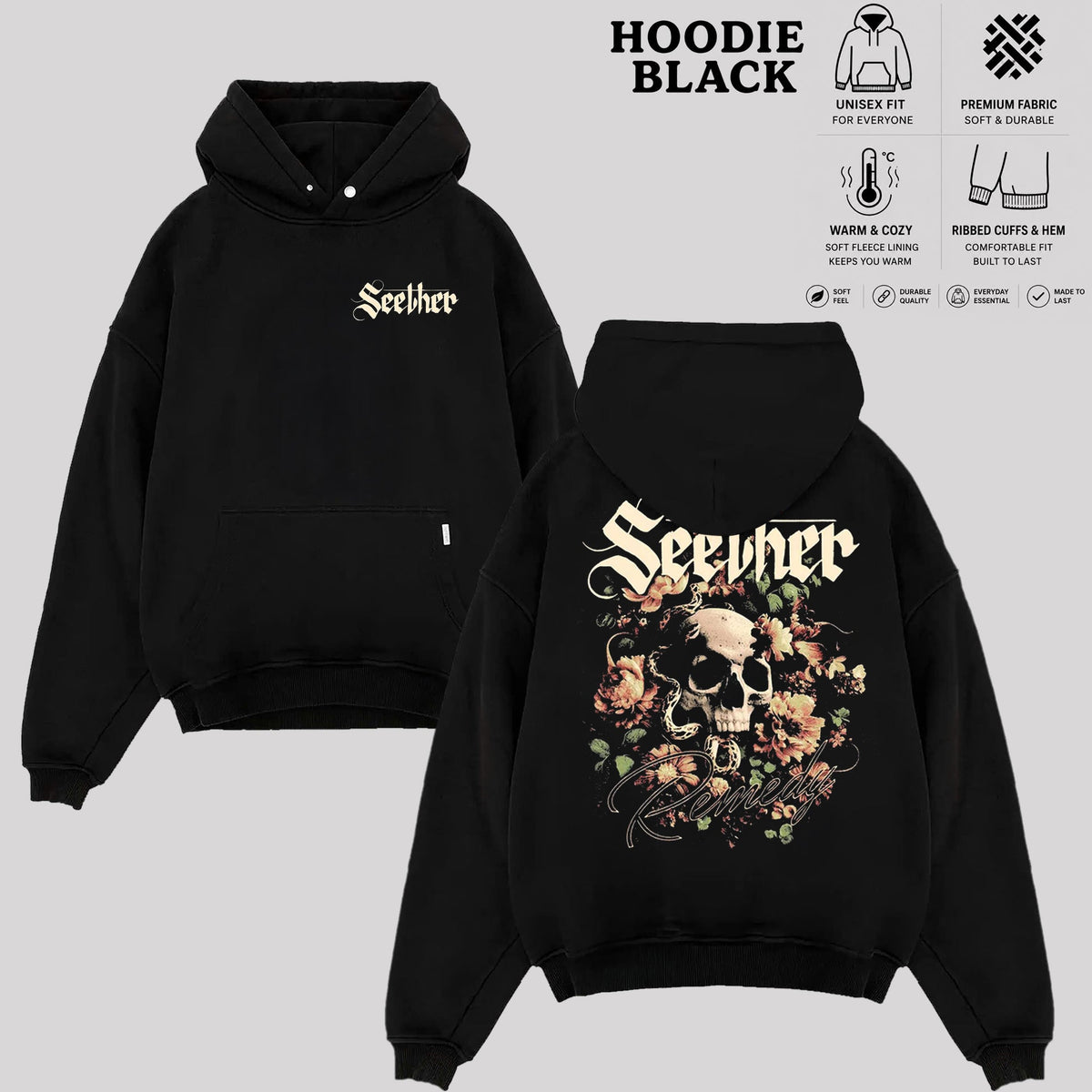 Seether Graphic T-Shirt & Hoodie