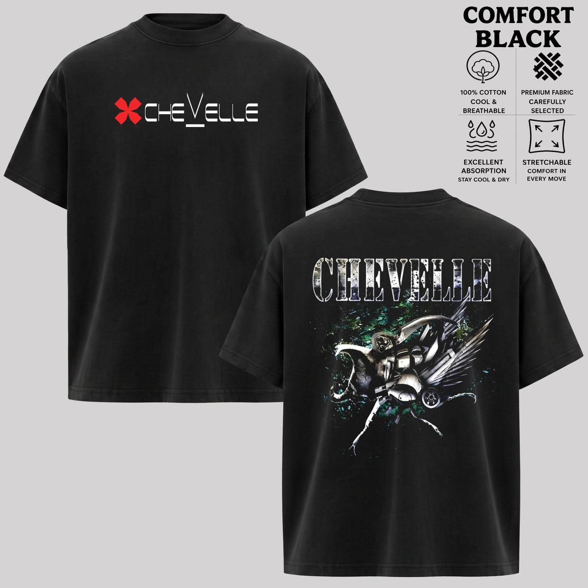 Chevelle Winged Insect Graphic T-Shirt & Hoodie