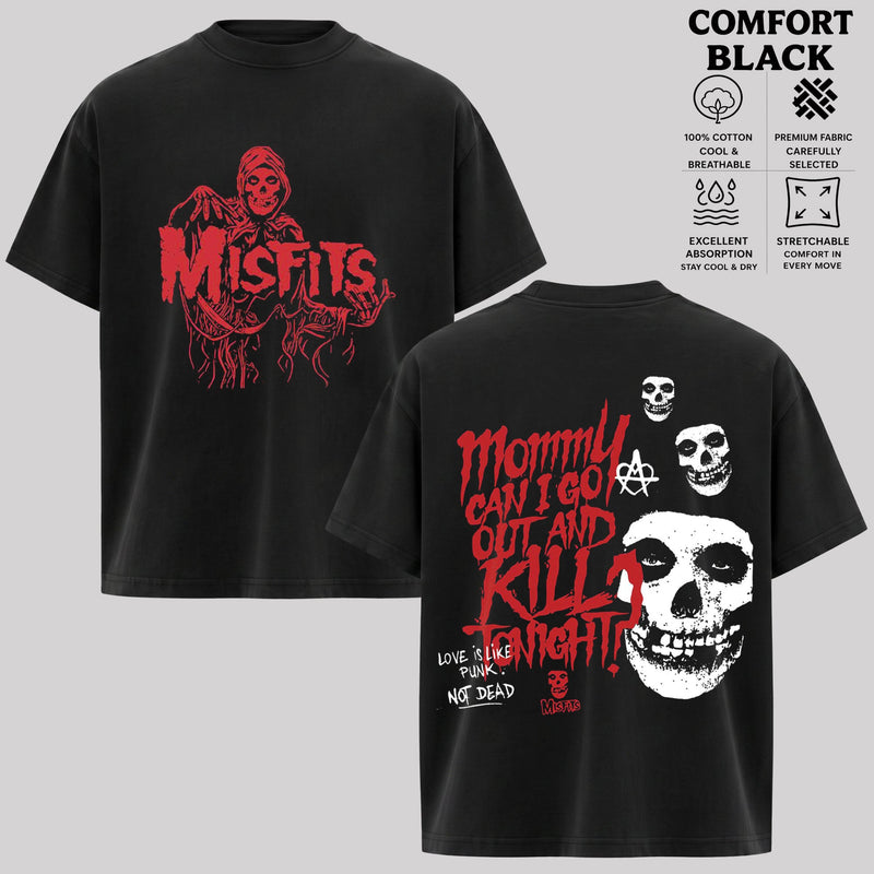 Vintage Misfits Band Shirt & Hoodie, Punk Rock Graphic Tee