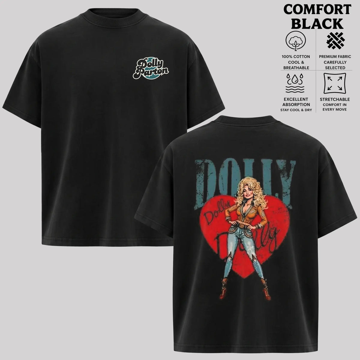 Vintage Dolly Parton Graphic T-Shirt, Classic Country Music Tee, Retro Singer Fan Shirt, 80s-Inspired Casual Top, Unisex Gift for Music Lovers