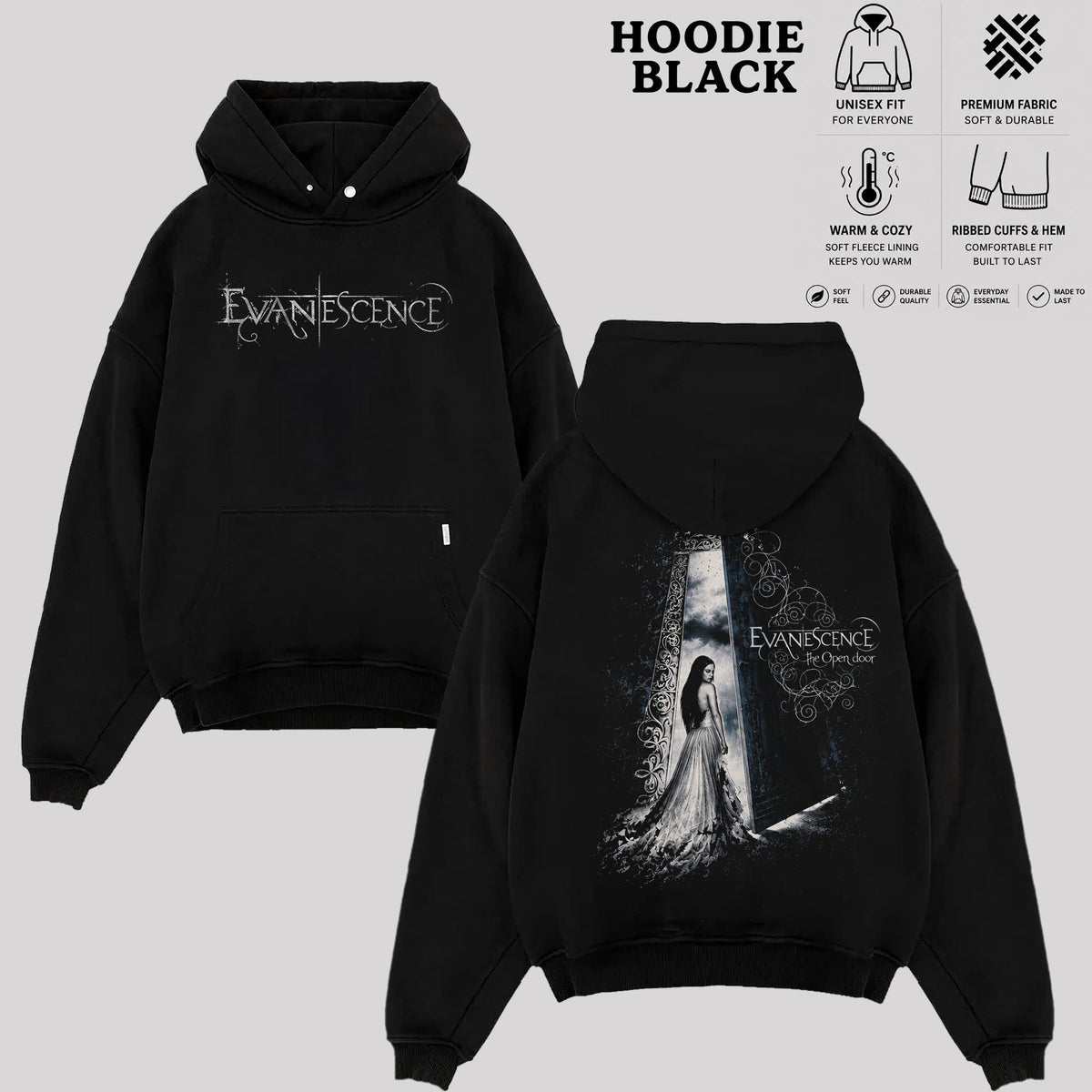 Evanescence Graphic T-Shirt & Hoodie