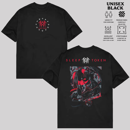 Sleep Token Crimson Reaper Graphic T-Shirt & Hoodie