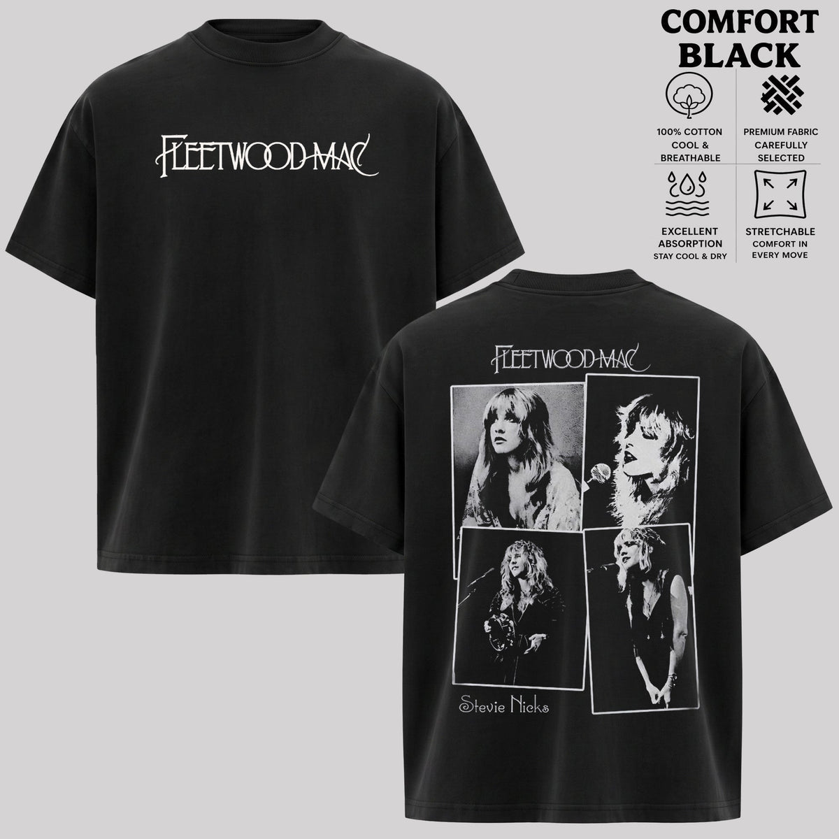 Fleetwood Mac Shirt, Vintage Rock Music T-Shirt & Hoodie, Retro Graphic Tee