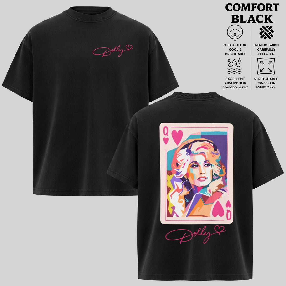Dolly Parton Retro Graphic T-Shirt & Hoodie