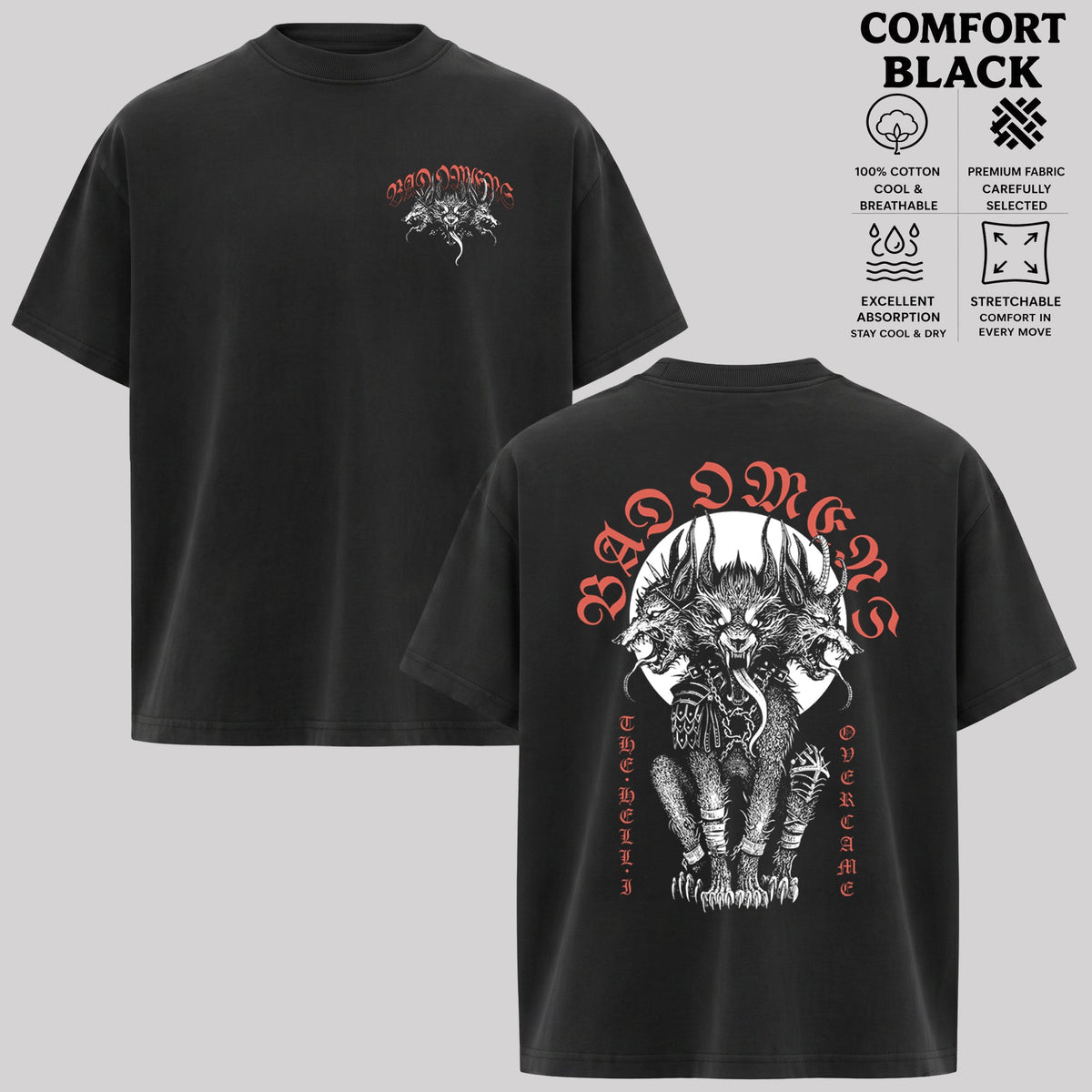Retro Bad Omens Merch Bad Omens Smoke Official T-Shirt & Hoodie