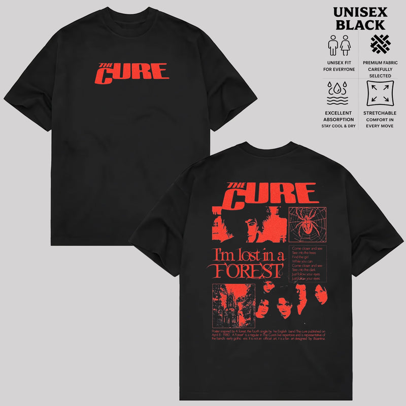 Vintage The Cure Shirt, Alternative Rock Tee