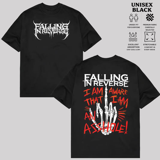 Falling In Reverse T-Shirt - 2 Sided Rock Tee shirt & hoodie