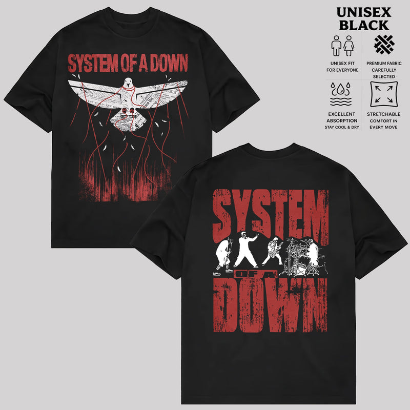 Vintage System of a Down Rock Band Shirt & Hoodie