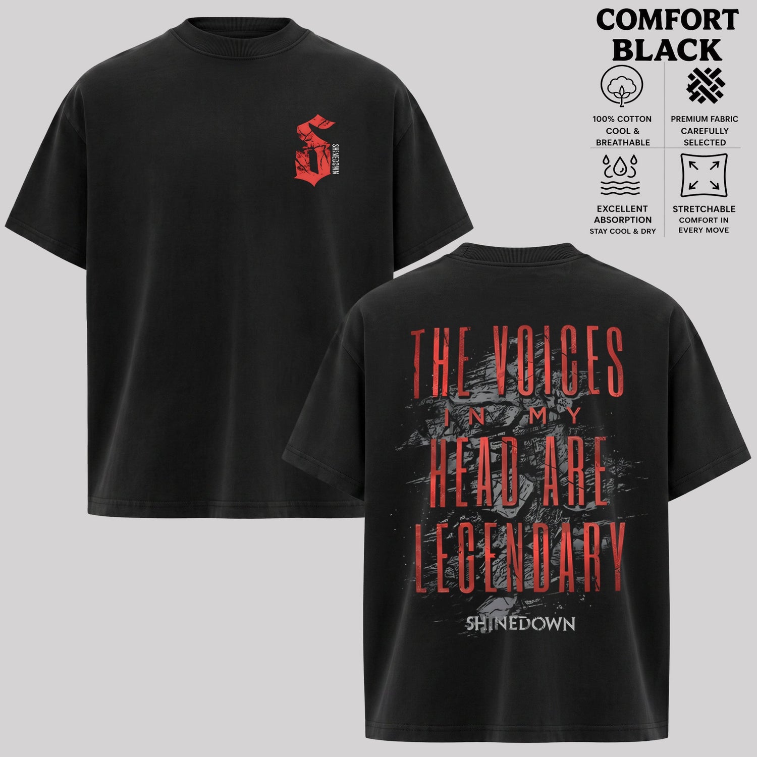 Vintage Shinedown The Voices T-shirt & Hoodie