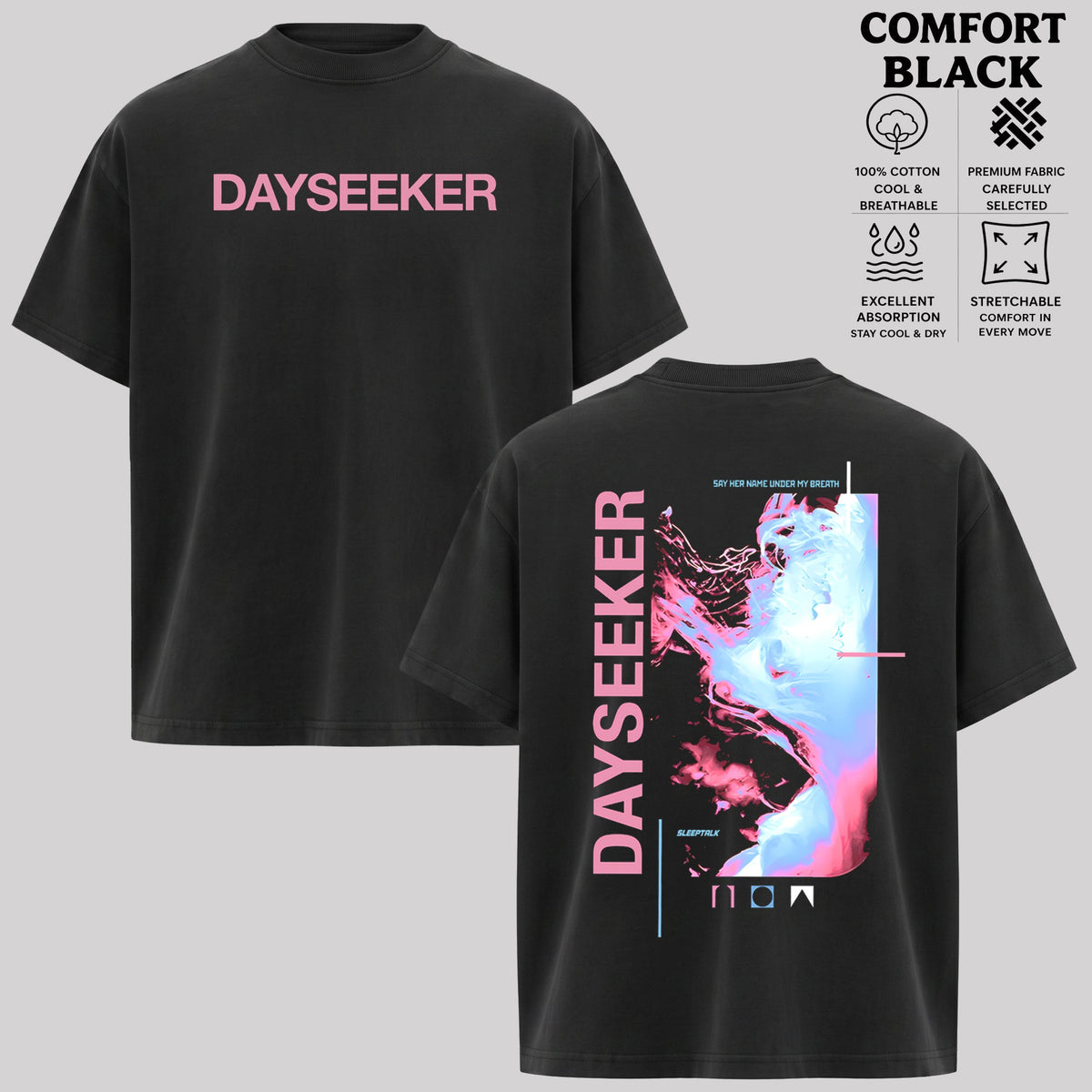 Dayseeker Sleeptalk Album Graphic T-Shirt & Hoodie