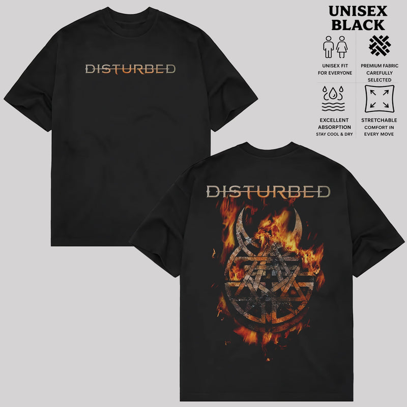 Disturbed Shirt, Vintage Rock Music T-Shirt & Hoodie, Retro Graphic Tee & Hoodie