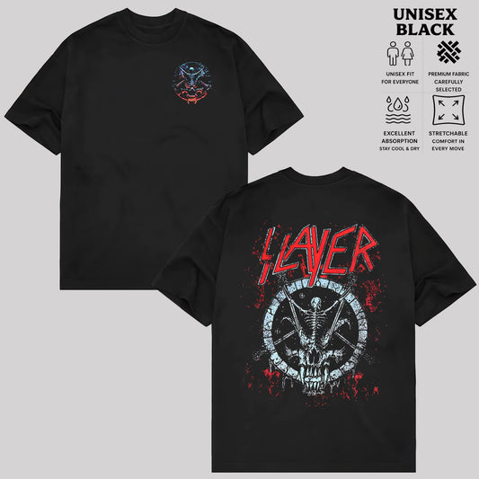 Slayer Skeleton Circle Shirt & Hoodie